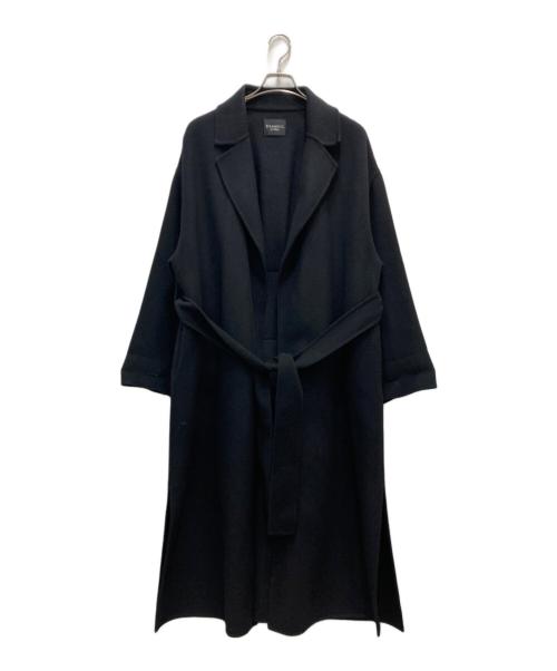 VERMEIL par iena（ヴェルメイユ パー イエナ）VERMEIL par iena (ヴェルメイユ パー イエナ) ダブルフェイス後ろタックコート ブラック サイズ:38の古着・服飾アイテム