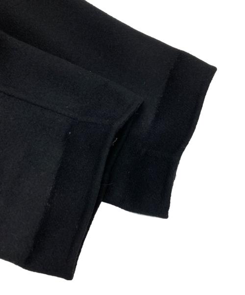 VERMEIL par iena（ヴェルメイユ パー イエナ）VERMEIL par iena (ヴェルメイユ パー イエナ) ダブルフェイス後ろタックコート ブラック サイズ:38の古着・服飾アイテム