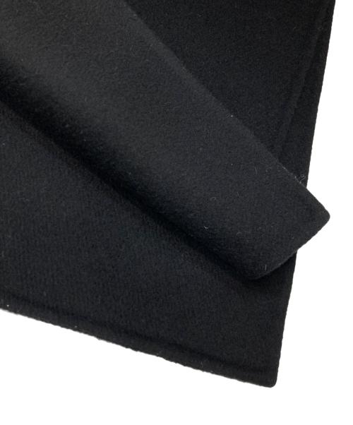 VERMEIL par iena（ヴェルメイユ パー イエナ）VERMEIL par iena (ヴェルメイユ パー イエナ) ダブルフェイス後ろタックコート ブラック サイズ:38の古着・服飾アイテム