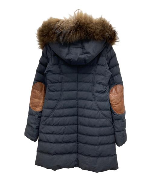 DUVETICA（デュベティカ）DUVETICA (デュベティカ) エルボーパッチ付ダウンコート ネイビー サイズ:40の古着・服飾アイテム