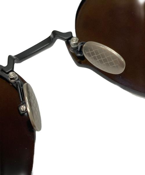 BOTTEGA VENETA（ボッテガベネタ）BOTTEGA VENETA (ボッテガベネタ) イントレチャートフレームサングラス ブラック サイズ:64◻︎14-140の古着・服飾アイテム