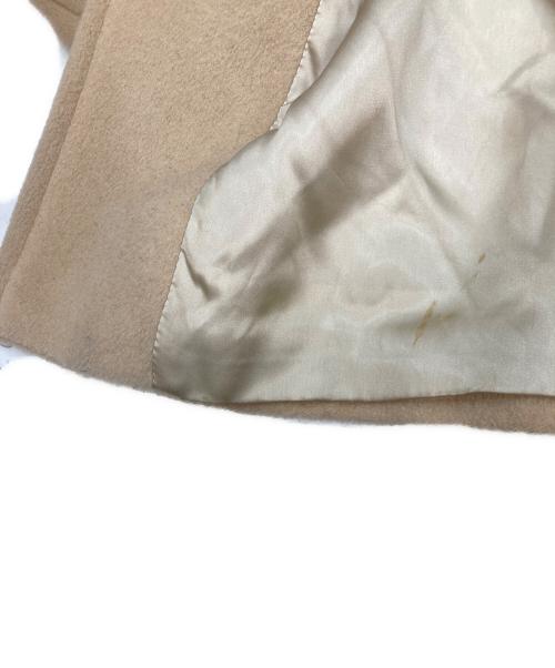 MaxMara（マックスマーラ）MaxMara (マックスマーラ) ウールステンカラーコート ベージュ サイズ:44の古着・服飾アイテム