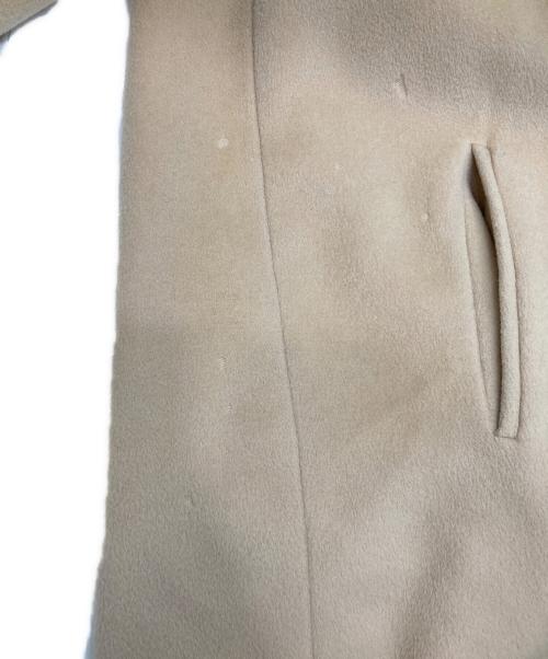 MaxMara（マックスマーラ）MaxMara (マックスマーラ) ウールステンカラーコート ベージュ サイズ:44の古着・服飾アイテム