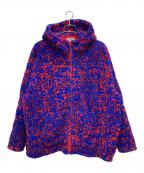 C.E cavemptシーイー キャベンプト）の古着「NOISE FLEECE ZIP HOODY」｜レッド×ブルー