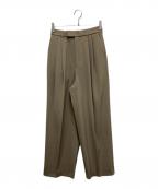 IENAイエナ）の古着「サスペンダーツイル パンツ」｜ベージュ