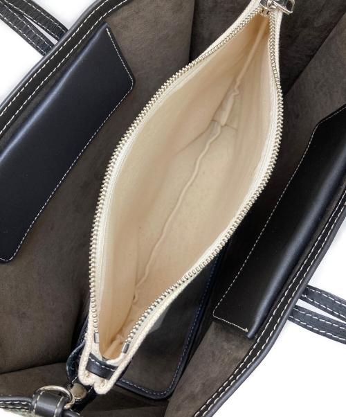 A VACATION（ア ヴァケーション）a vacation (ア ヴァケーション) 2WAYツイードバッグ ブラウンの古着・服飾アイテム