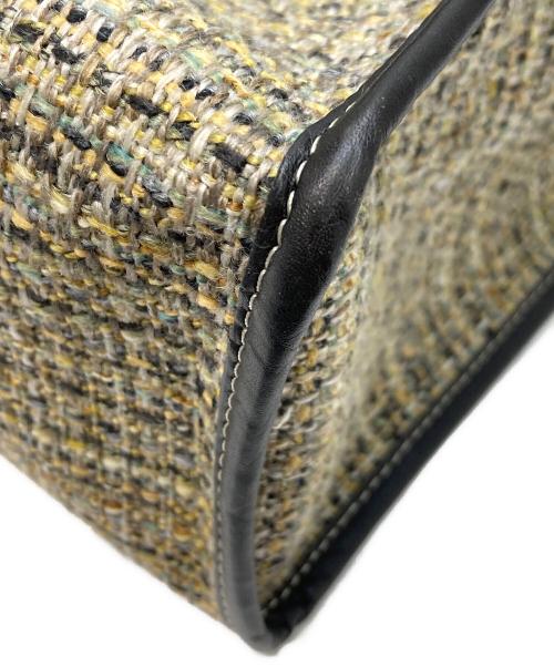 A VACATION（ア ヴァケーション）a vacation (ア ヴァケーション) 2WAYツイードバッグ ブラウンの古着・服飾アイテム