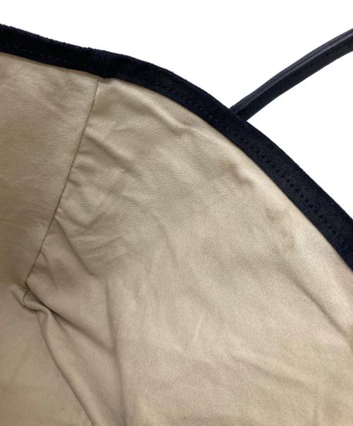 vasco（ヴァスコ）vasco (ヴァスコ) スエードレザートートバッグ ブラックの古着・服飾アイテム