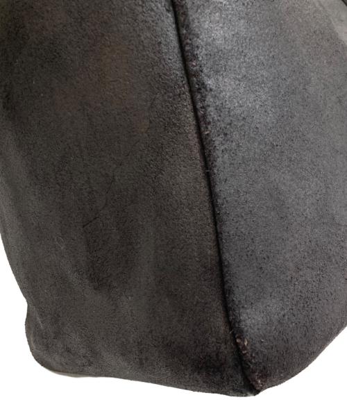 vasco（ヴァスコ）vasco (ヴァスコ) スエードレザートートバッグ ブラックの古着・服飾アイテム