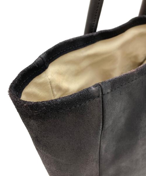 vasco（ヴァスコ）vasco (ヴァスコ) スエードレザートートバッグ ブラックの古着・服飾アイテム