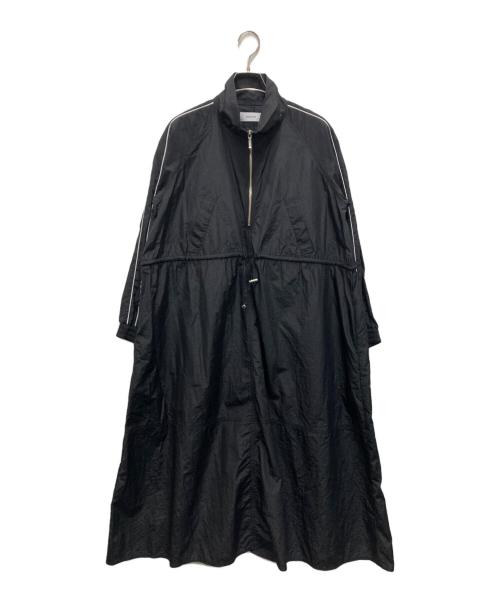 machatt（マチャット）machatt (マチャット) ナイロンワンピース ブラック サイズ:不明（実寸参照）の古着・服飾アイテム