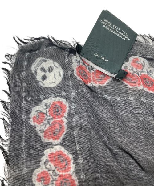 ALEXANDER McQUEEN（アレキサンダーマックイーン）ALEXANDER McQUEEN (アレキサンダーマックイーン) スカルストール ブラックの古着・服飾アイテム