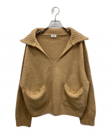 中古・古着通販】CELINE (セリーヌ) トリオンフモチーフ付カシミヤ