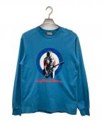 Hysteric Glamourヒステリックグラマー）の古着「UK TRIBUTE Tシャツ」｜ブルー