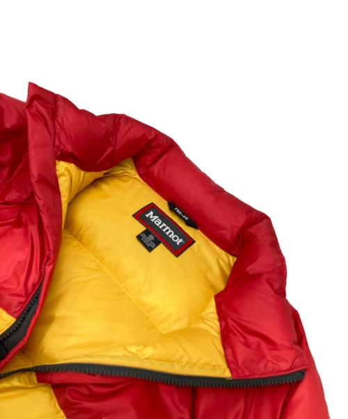 MARMOT（マーモット）Marmot (マーモット) ダウンセータージャケット イエロー×レッド サイズ:XXLの古着・服飾アイテム