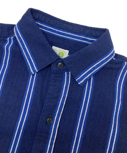 GO HEMP（ゴーヘンプ）GO HEMP (ゴーヘンプ) GO BASIC SHIRTS ネイビー サイズ:L 未使用品の古着・服飾アイテム