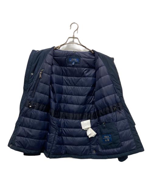 POLO RALPH LAUREN（ポロ・ラルフローレン）POLO RALPH LAUREN (ポロ・ラルフローレン) ファティーグタイプダウンジャケット ネイビー サイズ:XSの古着・服飾アイテム
