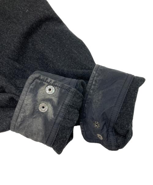 THE NORTH FACE（ザ ノース フェイス）THE NORTH FACE (ザ ノース フェイス) ロングスリーブウッドランドウールシャツ チャコールグレー サイズ:Lの古着・服飾アイテム