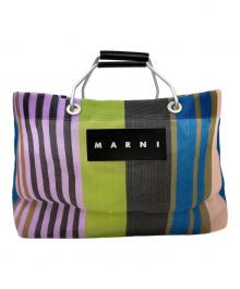 MARNI（マルニ）の古着「フラワーカフェメッシュハンドバッグ」｜マルチカラー