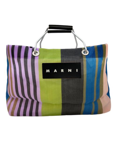 MARNI（マルニ）MARNI (マルニ) フラワーカフェメッシュハンドバッグ マルチカラーの古着・服飾アイテム