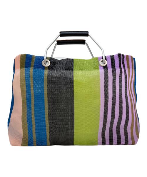 MARNI（マルニ）MARNI (マルニ) フラワーカフェメッシュハンドバッグ マルチカラーの古着・服飾アイテム