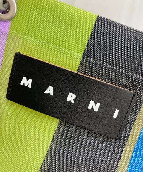 MARNI（マルニ）MARNI (マルニ) フラワーカフェメッシュハンドバッグ マルチカラーの古着・服飾アイテム