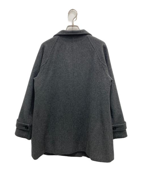 GEORGES RECH（ジョルジュレッシュ）GEORGES RECH (ジョルジュレッシュ) スーパー100ミドルスタンドカラーコート グレー サイズ:36の古着・服飾アイテム