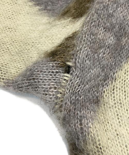 FINDERS KEEPERS（ファインダーズ キーパーズ）Finders KEEPERS (ファインダーズ キーパーズ) アーガイルシャギーニットカーディガン ベージュ サイズ:ONE SIZEの古着・服飾アイテム