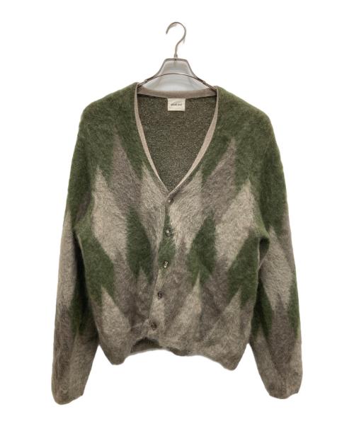 Great Land（グレートランド）Great Land (グレートランド) モヘアカーディガン グリーン サイズ:XLの古着・服飾アイテム