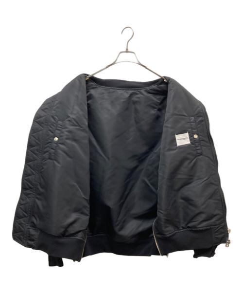 TAKAHIROMIYASHITA TheSoloIst.（タカヒロミヤシタ ザソロイスト）TAKAHIROMIYASHITA TheSoloIst. (タカヒロミヤシタ ザソロイスト) フォトコラージュオーバサイズドボマーブルゾン ブラック サイズ:48の古着・服飾アイテム