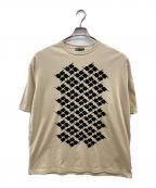 Gakkinガッキン）の古着「風花罰ロゴTシャツ」｜ベージュ