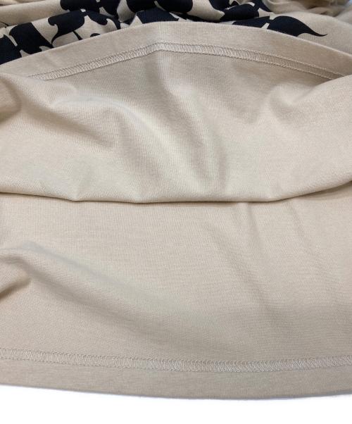 Gakkin（ガッキン）Gakkin (ガッキン) 風花罰ロゴTシャツ ベージュ サイズ:XLの古着・服飾アイテム