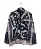 BUDSPOOLバッズプール）の古着「プリントジャケット」｜ブラック