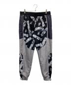 BUDSPOOLバッズプール）の古着「プリントパンツ」｜ブラック