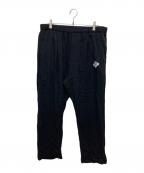 Gakkin×BUDSPOOLガッキン×バッズプール）の古着「レーヨンタックパンツ」｜ブラック