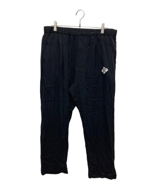 Gakkin（ガッキン）Gakkin (ガッキン) BUDSPOOL (バッズプール) レーヨンタックパンツ ブラック サイズ:XXXLの古着・服飾アイテム