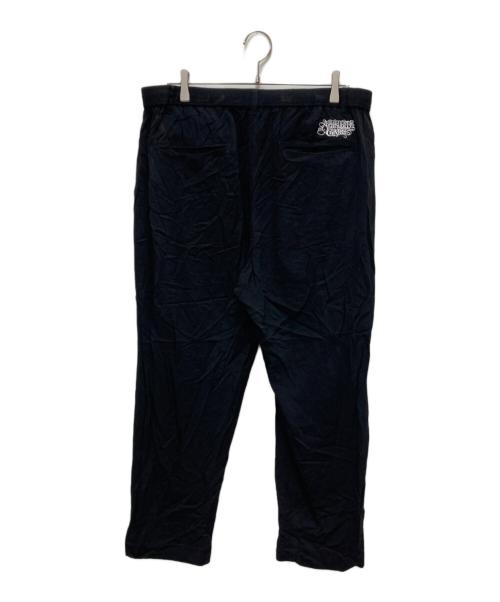 Gakkin（ガッキン）Gakkin (ガッキン) BUDSPOOL (バッズプール) レーヨンタックパンツ ブラック サイズ:XXXLの古着・服飾アイテム