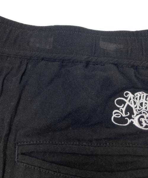 Gakkin（ガッキン）Gakkin (ガッキン) BUDSPOOL (バッズプール) レーヨンタックパンツ ブラック サイズ:XXXLの古着・服飾アイテム