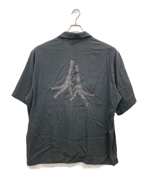 Gakkin（ガッキン）Gakkin (ガッキン) NIWATORI EMBROIDERY WHITE SHIRT ブラック サイズ:XXLの古着・服飾アイテム