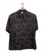 Gakkin×BUDSPOOLガッキン×バッズプール）の古着「松煙墨 HAWAIIAN SHIRT」｜ブラウン