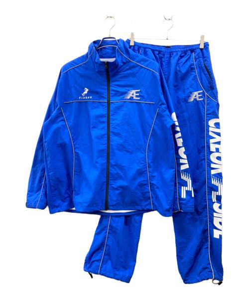 CIXEUR（シクサ）CIXEUR (シクサ) aside AE ナイロンセットアップ ブルー サイズ:XXLの古着・服飾アイテム