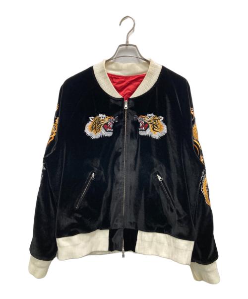 DARKR8M（ダークルーム）DARKR8M (ダークルーム) スーベニアオフィシャル ジャケット ブラック×レッド サイズ:XLの古着・服飾アイテム