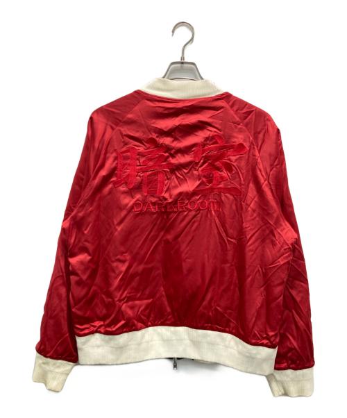 DARKR8M（ダークルーム）DARKR8M (ダークルーム) スーベニアオフィシャル ジャケット ブラック×レッド サイズ:XLの古着・服飾アイテム