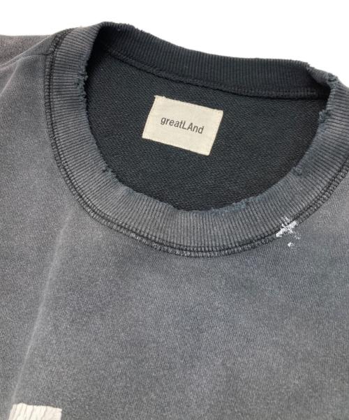 Great Land（グレートランド）Great Land (グレートランド) GREAT GUARD RW SWEAT グレー サイズ:XLの古着・服飾アイテム