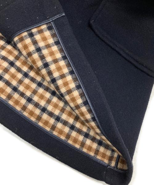 Aquascutum（アクアスキュータム）Aquascutum (アクアスキュータム) ダッフルコート ネイビー サイズ:不明（実寸参照）の古着・服飾アイテム