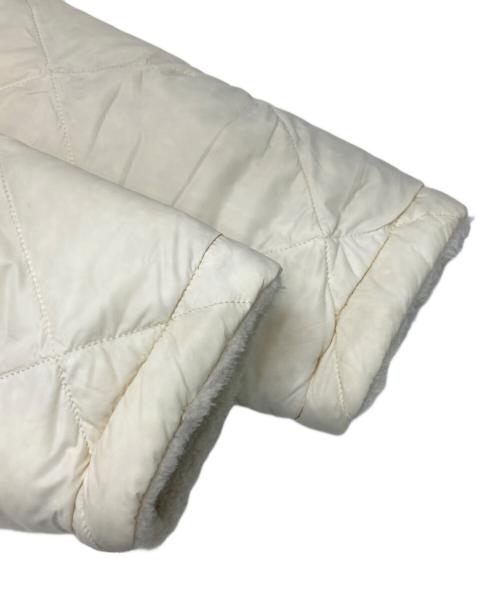 TAION（タイオン）TAION (タイオン) NOLLEY'S (ノーリーズ) ボアキルトリバーシブルロングダウンコート アイボリー サイズ:不明（実寸参照）の古着・服飾アイテム