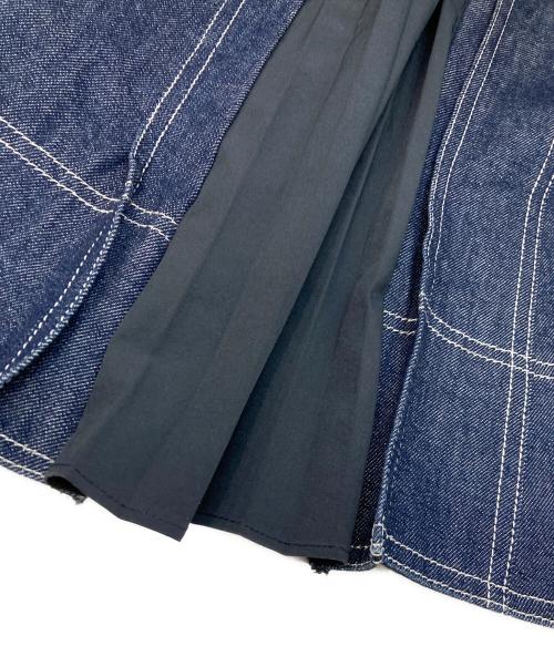 CASA FLINE（カーサフライン）CASA FLINE (カーサフライン) フロントホックデニムロングワンピース インディゴ サイズ:FREE 未使用品の古着・服飾アイテム