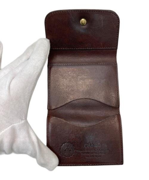 GANZO（ガンゾ）GANZO (ガンゾ) 3つ折り財布 ブラウンの古着・服飾アイテム