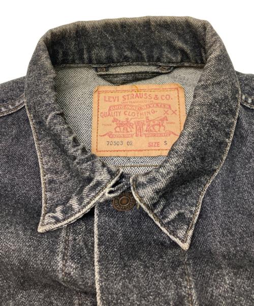 LEVI'S（リーバイス）LEVI'S (リーバイス) EURO TRACKER JACKET ブラック サイズ:Sの古着・服飾アイテム