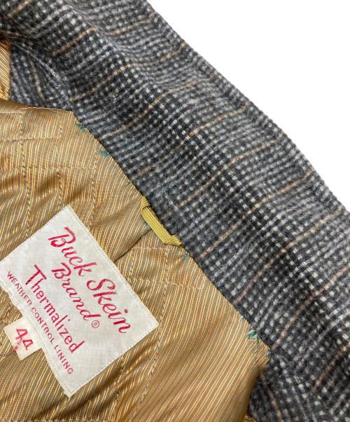 Buck Skein Brand（バックスキンブランド）Buck Skein BRAND (バックスキンブランド) ツイードコート グレー サイズ:44の古着・服飾アイテム